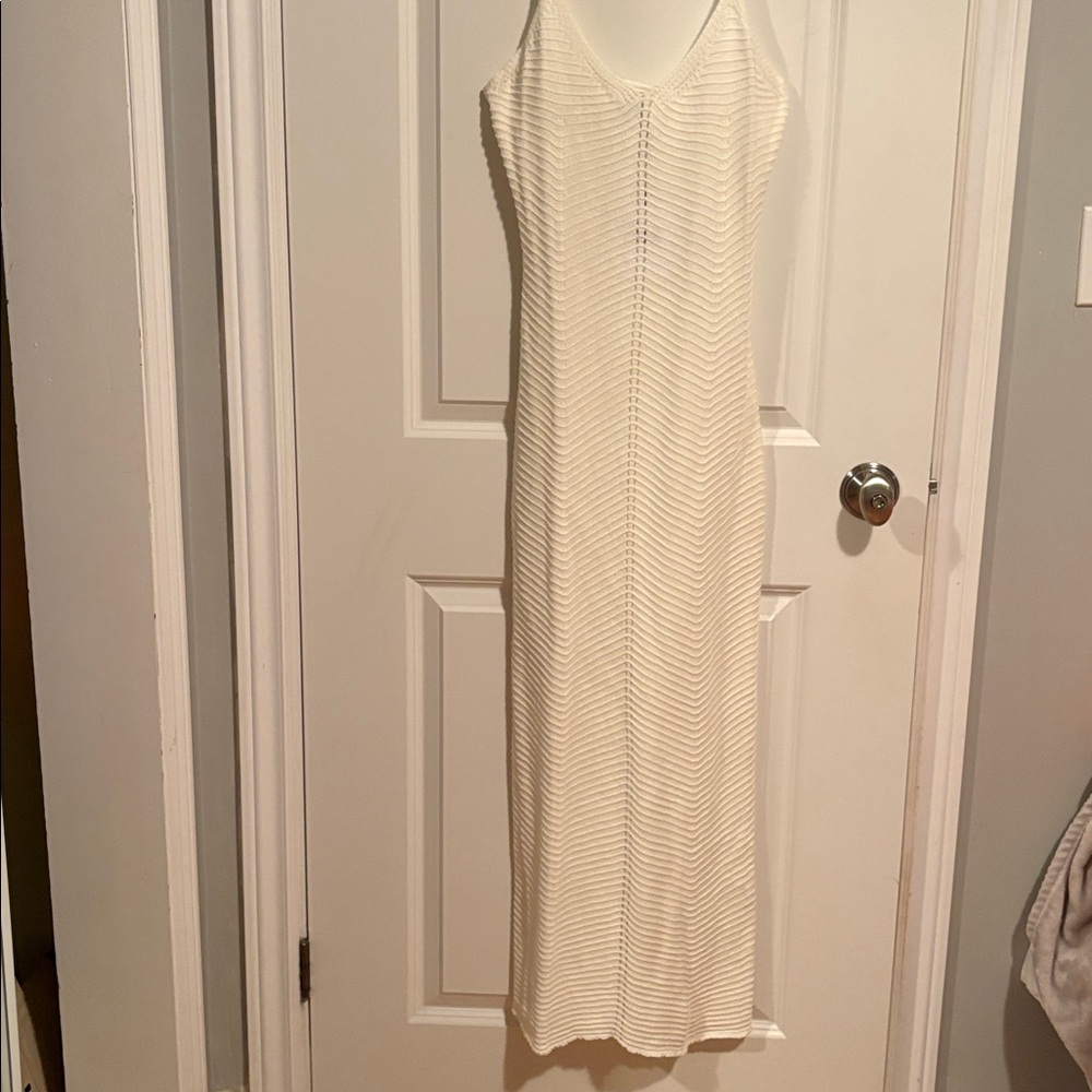 Princess Polly Cream Knit Dress